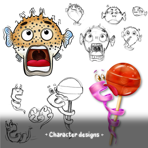 portfolio Character designs